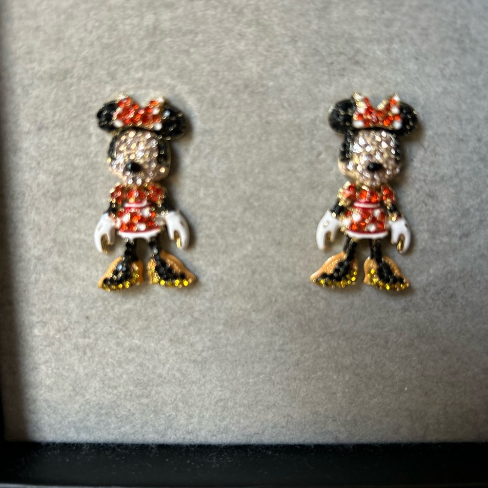 Minnie Mouse pierced earrings by Disney Baublebar